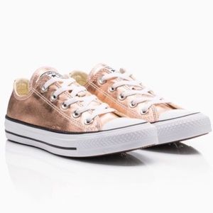 converse shoreline rose gold